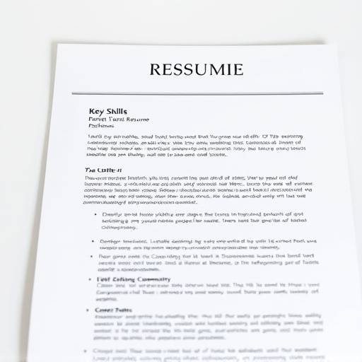 Polished resume and cover letter highlighting key skills